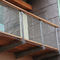 La maglia flessibile X del cavo dell'acciaio inossidabile della balaustra del balcone tende l'alto spazio all'aperto fornitore